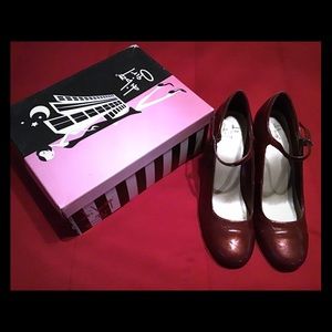 👠Diba Girl Luv Shell Red Patent shoes